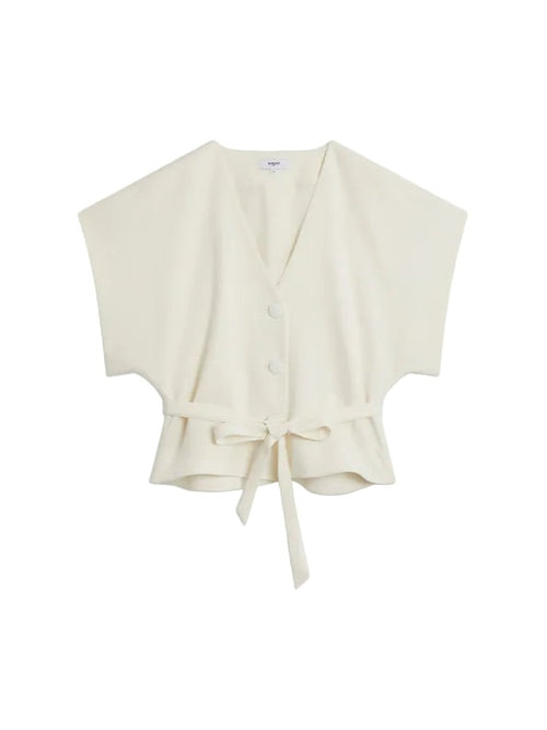 Lazlo Bluse - blanc casse SUNCOO