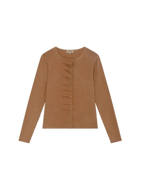 Gilet gamira cardigan - CAMEL SUNCOO