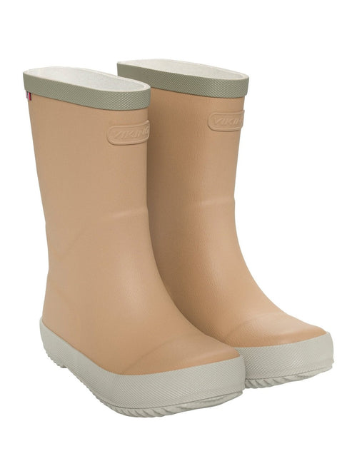 GUMMISTØVELR Kenza x Viking - Dark Sand/Light Green VIKING