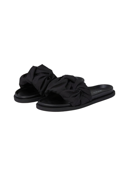 Fjord flower sandal - black