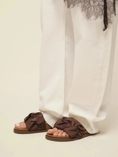 Fjord flower sandal - brown by INUIKII - Sko. 2026, 2601, Brando, brando-no, Dame, SHLP, Shoes