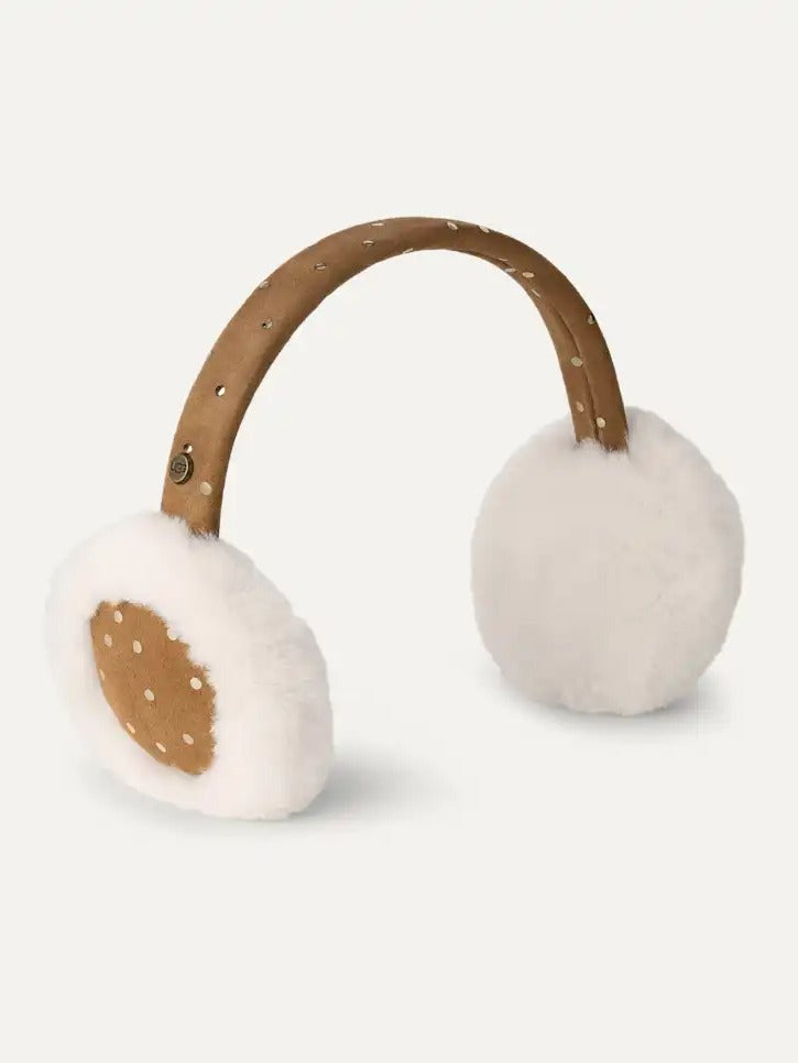 METALLIC DOTS ØREVARMER - CHESTNUT by Ugg - Tilbehør. 2026, 2604, Accessories, ansattrabatt, Barn-unisex, Brando, brando-no, brandokids, GADexclude, Mangler aldersgruppe, mottatt30dager, opprettetsiste2måneder, Rabattkode, SHLP