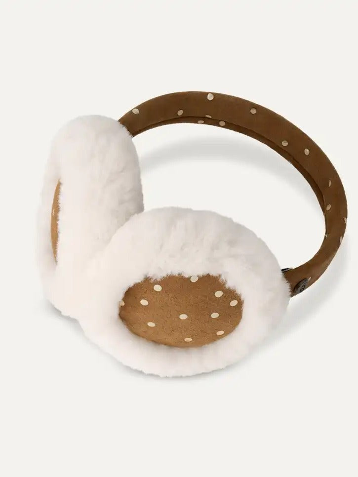METALLIC DOTS ØREVARMER - CHESTNUT by Ugg - Tilbehør. 2026, 2604, Accessories, ansattrabatt, Barn-unisex, Brando, brando-no, brandokids, GADexclude, Mangler aldersgruppe, mottatt30dager, opprettetsiste2måneder, Rabattkode, SHLP