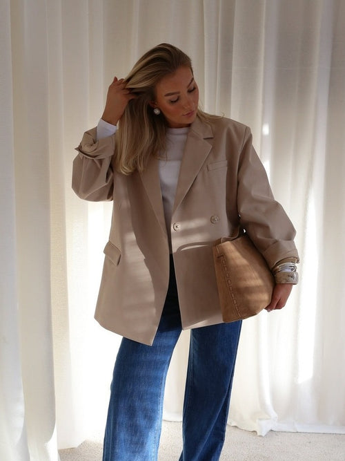 Amariella blazer - light sand melange MbyM / Message