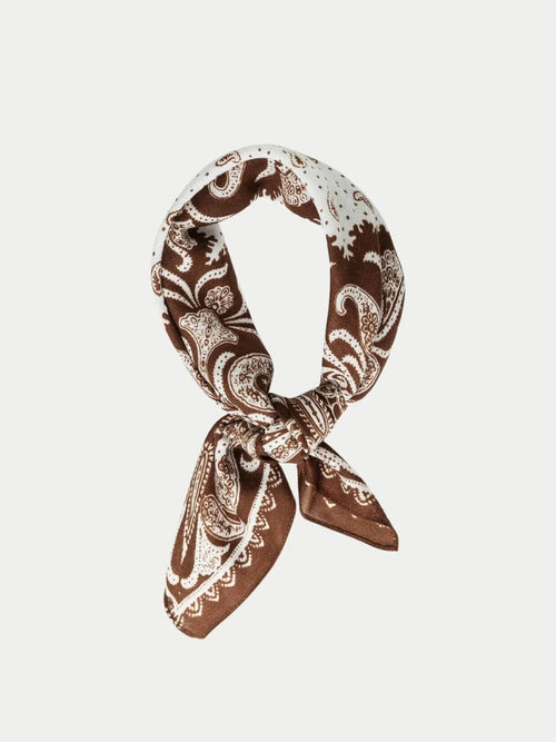 Paisley scarf - brown BOW19