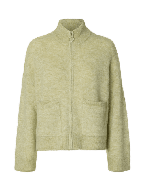 Sia knit zipper cardigan - Lint Selected Femme
