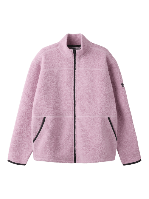BULINA TEDDY JAKKE - Mauve Mist NAME IT