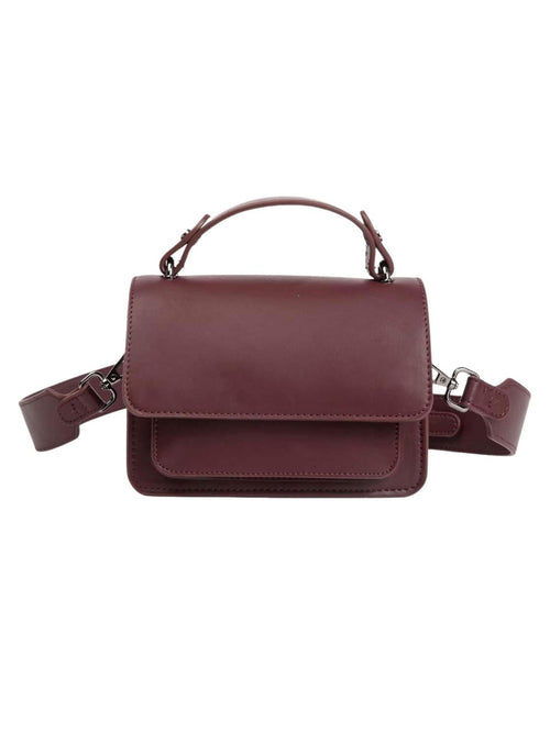 RENEI SOFT STRUCTURE VESKE - Midnight plum HVISK