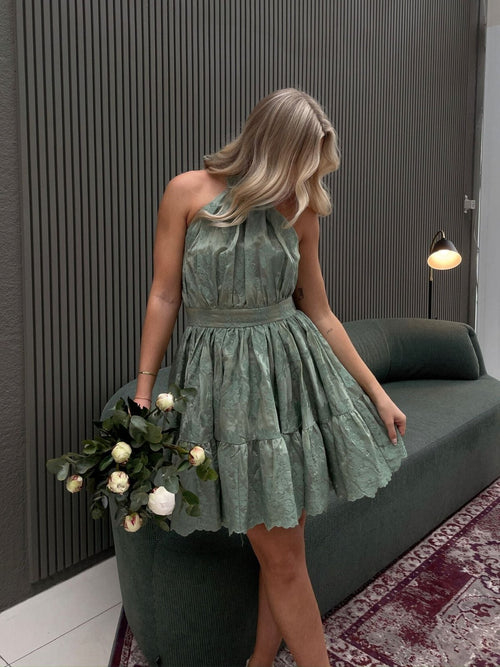 Princess lace kjole - green Golightly