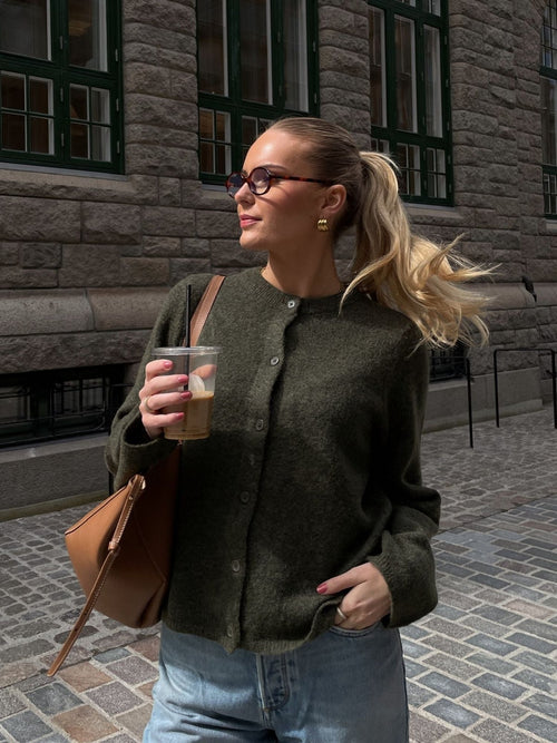 Lulu new knit cardigan - kalamata Selected Femme