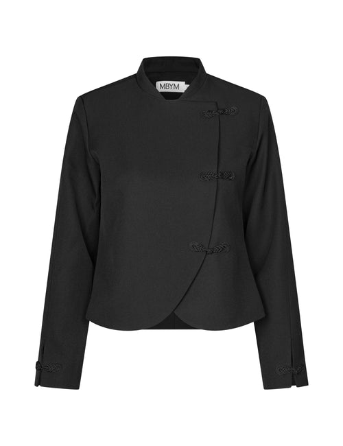 Palmar M blazer i svart, forside
