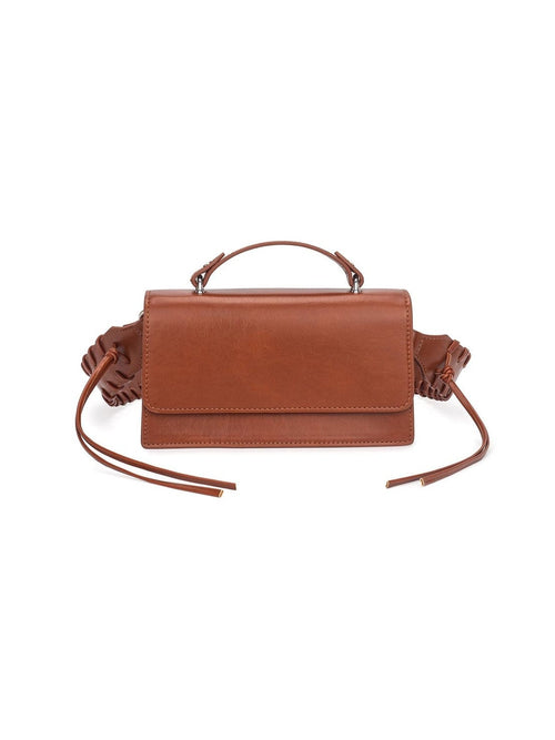 Aria glossy structure veske - brown amber HVISK