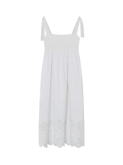 Kolo Poplin Charm kjole - Brilliant White 2ND Day