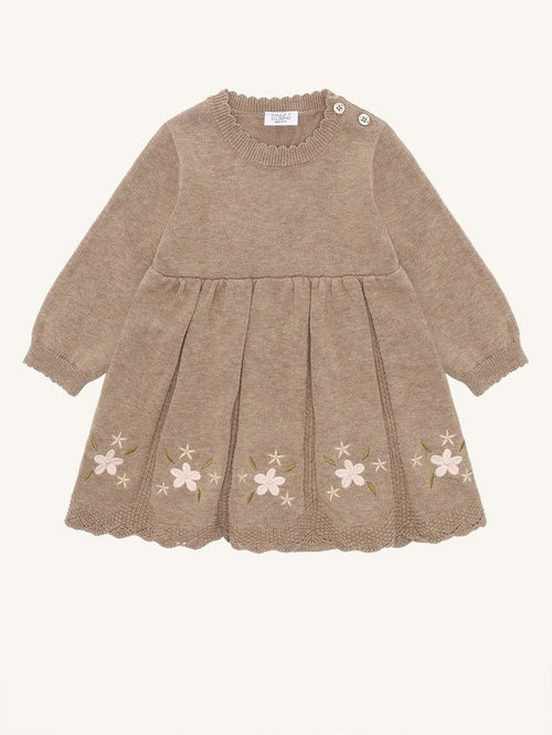 Klara flower kjole - Biscuit Hust & Claire