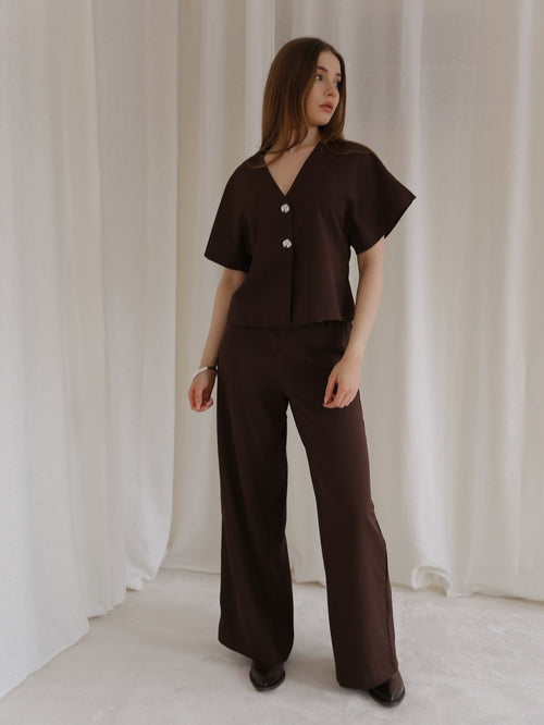 Rania straight bukse - coffee bean by YAS - Bukser. 1+lagerJekta, 1+lagerSirkus, 1+lagerTriaden, 1+lagerTrondheimTorg, 2023, 2304, ansattrabatt, Brando, brando-no, Dame, opprettetsiste2måneder, Pants, Pentøy, Publisert, Rabattkode, SHLP, YGroup_raniastraightbukse