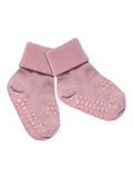 Non slip ull sokker - rose blush