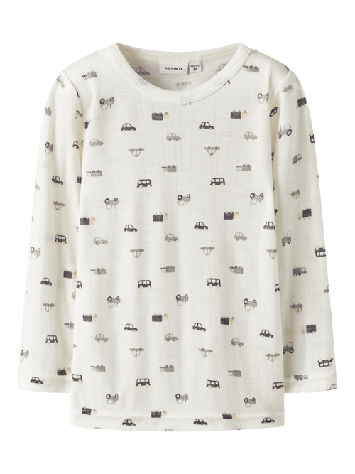 WANG ULL NEEDLE GENSER - Snow White NAME IT