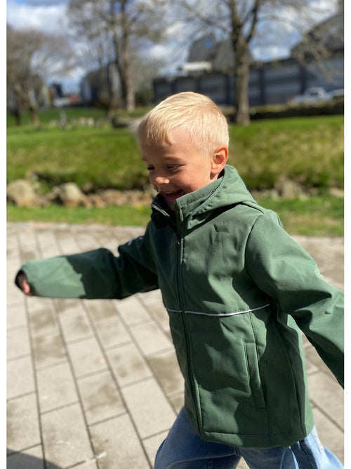 Coma Softshell Jakke - Cilantro Green 27 KIDS