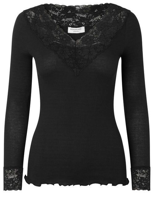 Bernadine organic blonde genser -black Rosemunde