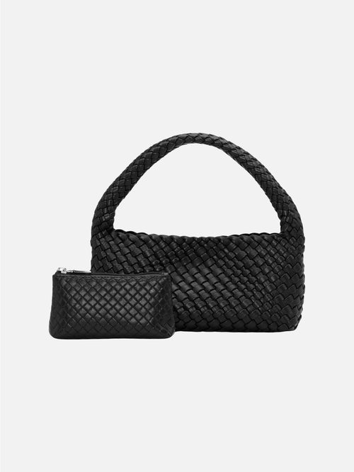 Woven mini bag + pouch - black by Sui Ava - Tilbehør. 2026, 2601, Accessories, ansattrabatt, Brando, brando-no, Dame, mottatt30dager, Rabattkode, SHLP