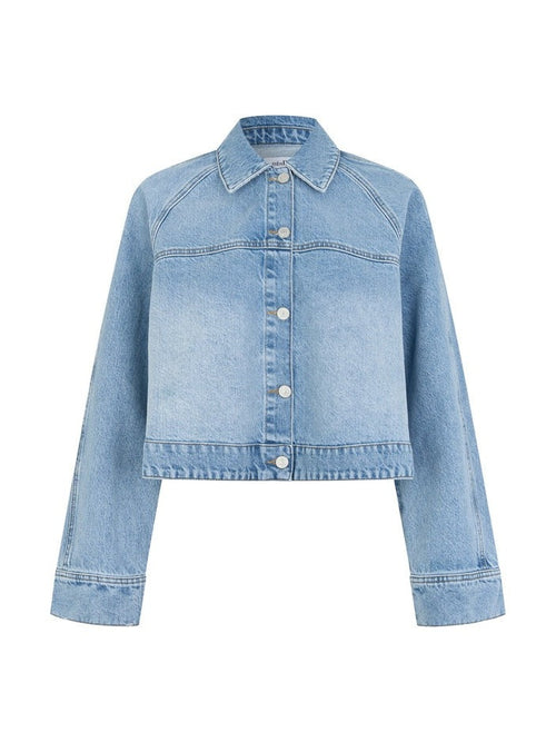 Corot denim jakke - light blue brushing MbyM / Message