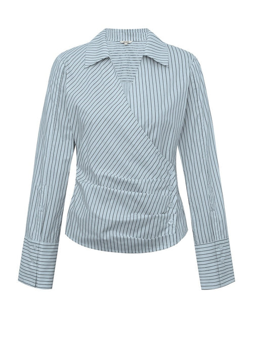 Gerri skjorte - Blue Navy Stripe MbyM / Message
