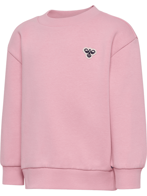 MINI LOOSE GENSER - Pink Nectar Hummel
