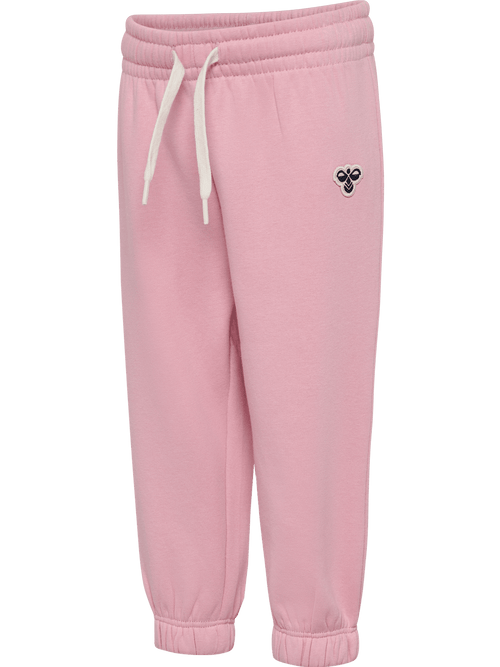 MINI LOOSE BUKSER - Pink Nectar Hummel