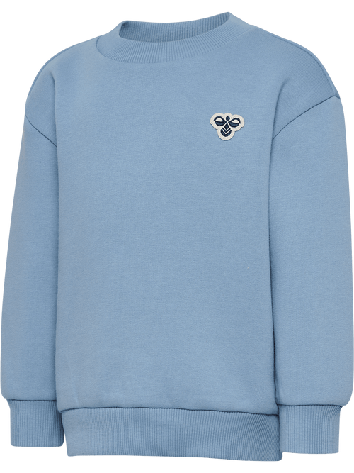 LOOSE CREWNECK GENSER - Faded Denim Hummel
