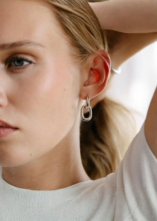 Easy pick earrings silver plated - silver plated Sparv Accessories