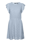 TASSA FRILL SHORT KJOLE - Cashmere Blue