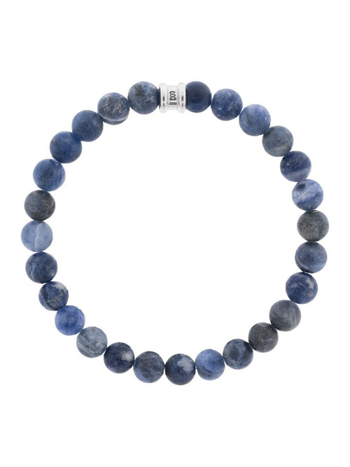 Stones Bracelet Basic - Matt Navy Steel & Barnett