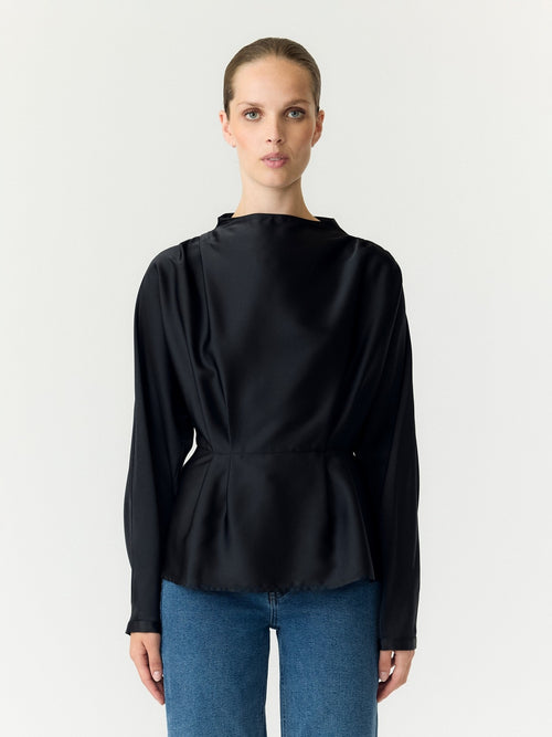 Pella bluse - Black
