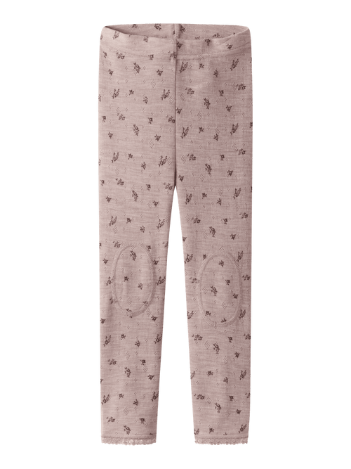 WANG ULL NEEDLE LEGGING - Shadow Gray NAME IT