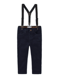 Ryan slim cord bukse - navy blazer