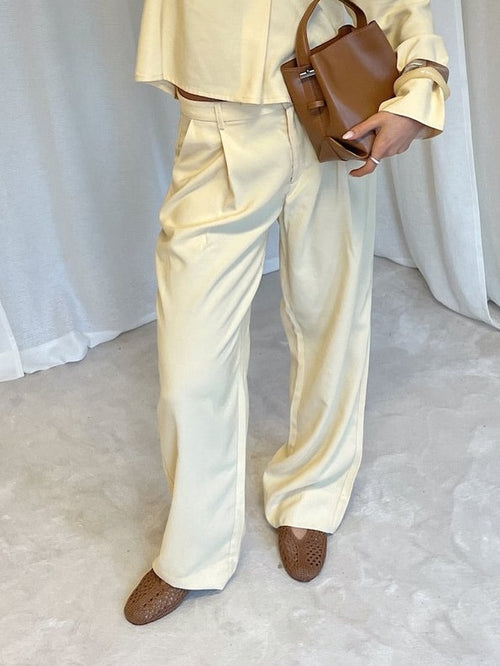Daniello bukse - summer yellow by MbyM / Message - Bukser. 1+lagerJekta, 1+lagerTrondheimTorg, 2025, 2502, Aldrihattlager, ansattrabatt, Brando, brando-no, Dame, Mangler berikelse, Mangler beskrivelse, MbyM / Message, mottatt30dager, Ordinær, Pants, Pentøy, Publisert, Rabattkode, SHLP, YGroup_daniellobukse