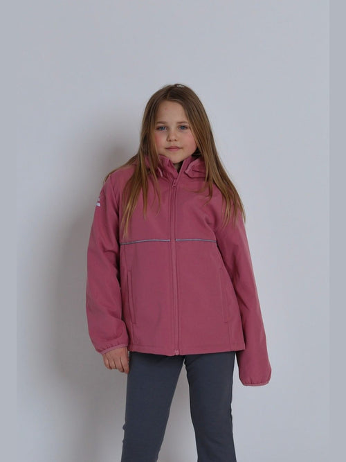 COMA SOFTSHELL JAKKE - Pinky 27 KIDS