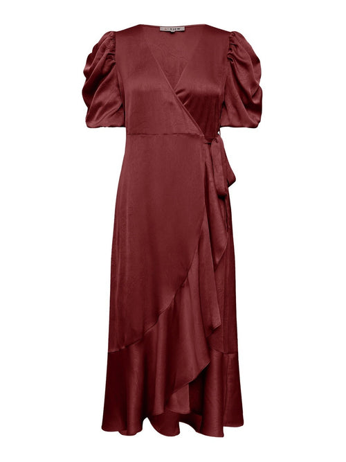 Sinda kjole - deep burgundy
