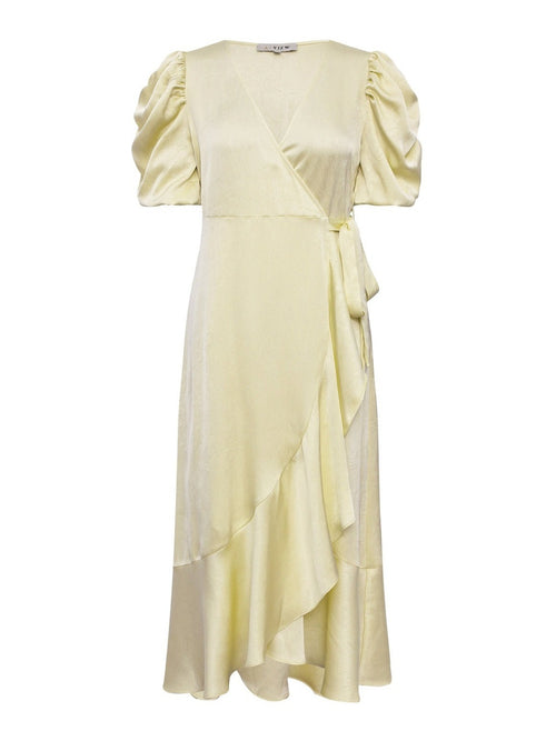 Sinda kjole - Pale yellow A-View