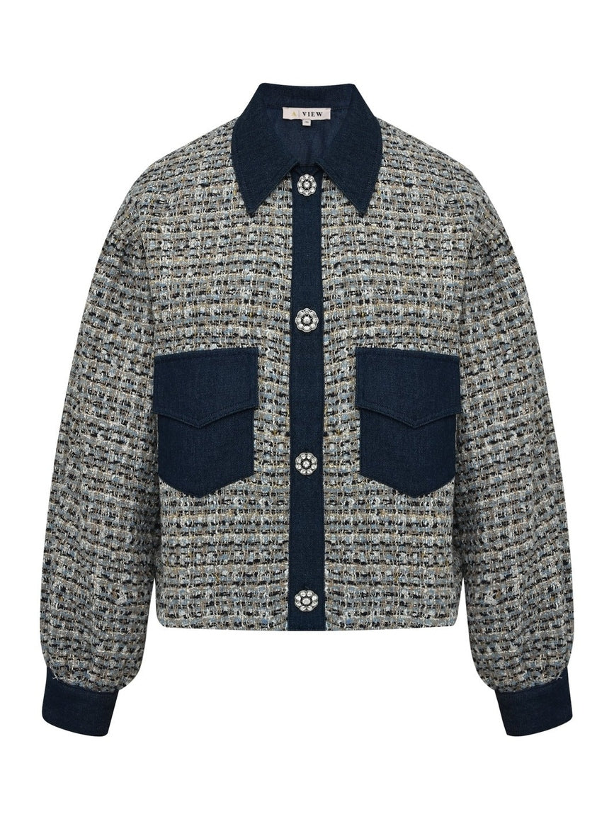 A-View Coco jacket 144 white/blue Brando