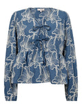 Adina bluse - denim blue