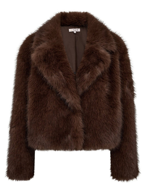 Brown jakke - dark brown A-View