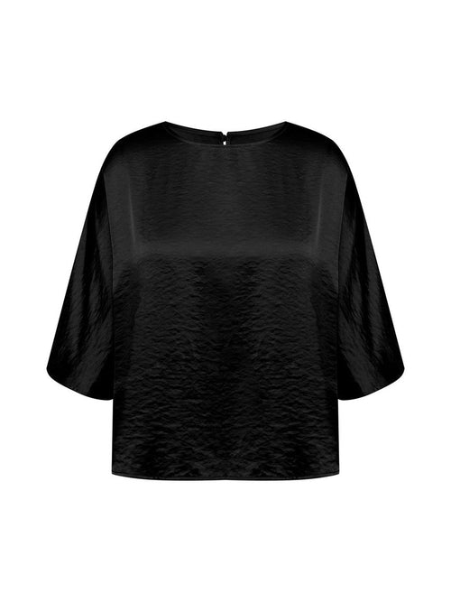 Carrie blouse - 999 Black, forfra