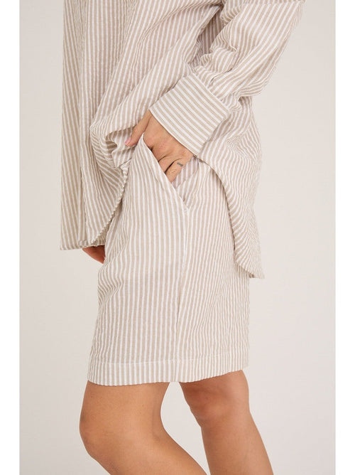 Sonja new shorts - sand/white A-View