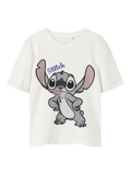 AKUN STITCH T-SKJORTE - Cloud Dancer