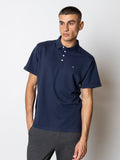 Silkeborg stretch polo - navy