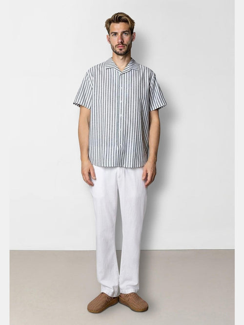 Barcelona luca pants - white Clean Cut Copenhagen
