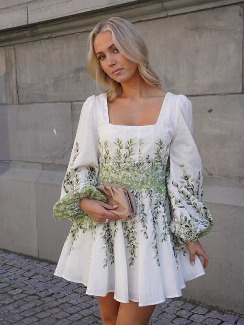 Sophie print kjole - Green by Golightly - Kjoler. 2026, 2602, Brando, brando-no, Dame, Dresses, mottatt30dager, SHLP