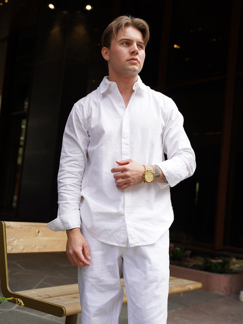 Luca skjorte langermet - white by Clean Cut Copenhagen - Skjorte. 1+lagerJekta, 1+lagerSirkus, 1+lagerTrondheimTorg, 2024, 2025MWsommersalgstartFase2, 2404, 75%varianter på lager, Aldrihattlager, Allestørrelser, Brando, brando-no, Clean Cut Copenhagen, mottatt30dager, Pentøy, Pentøy25, Publisert, Publisertsiste2måneder, Shirts, SHLP, Skjorte, Sommersalg25, Strikk, YGroup_lucaskjortelangermet