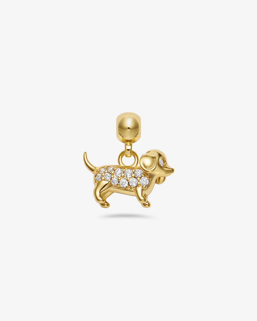 Dog charm new - gold by WHO IS SHE - Tilbehør. 2026, 2603, ansattrabatt, Brando, brando-no, Dame, Jewellery, mottatt30dager, opprettetsiste2måneder, Pentøy, Rabattkode, SHLP